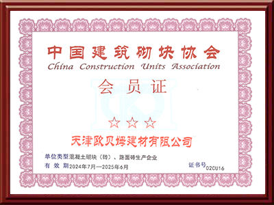 中国建筑砌块协会会员